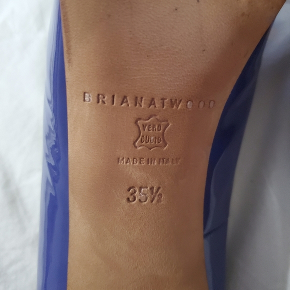 Brian Atwood Purple Pump Heels Size 5 - Picture 7 of 9